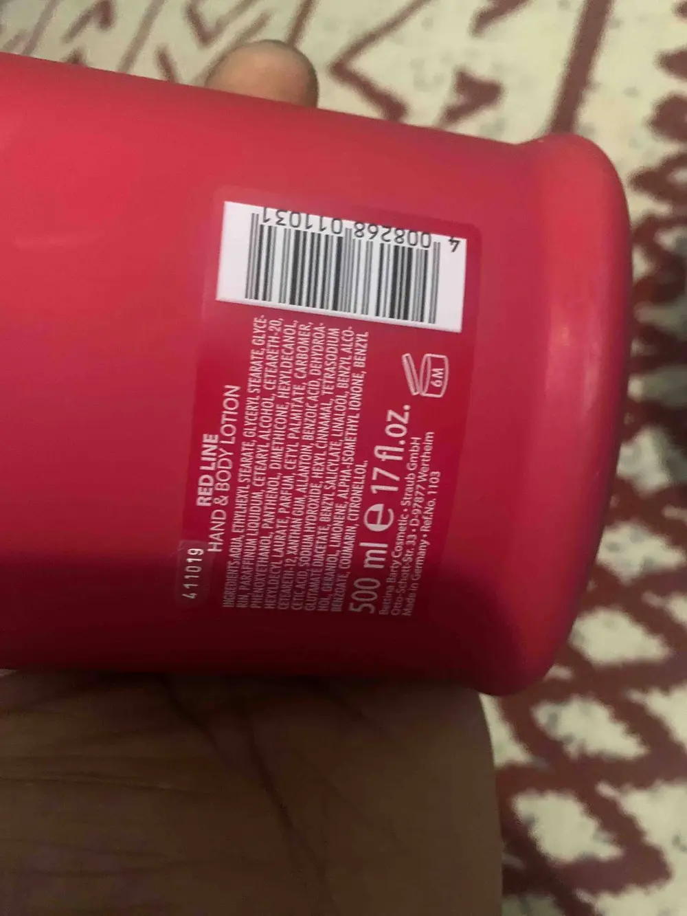 BETTINA BARTY - Red line - Hand & body lotion