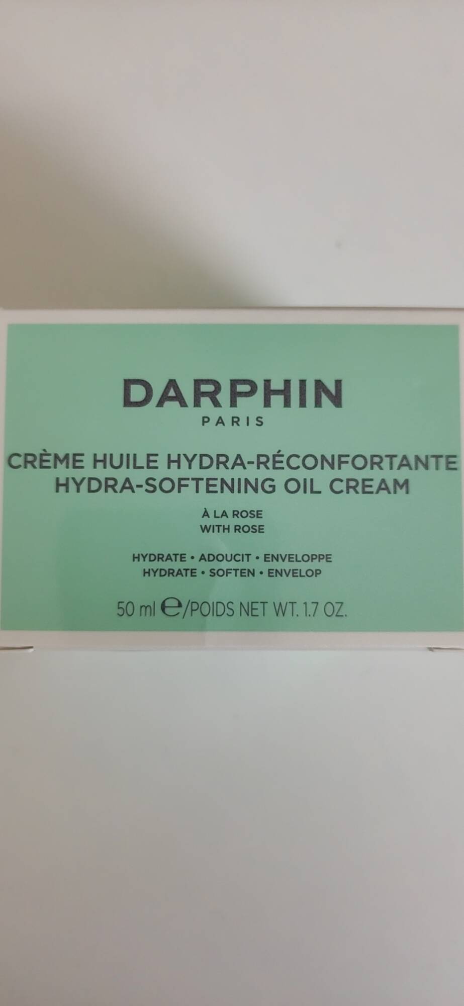 DARPHIN - Crème huile hydra-réconfortante à la rose