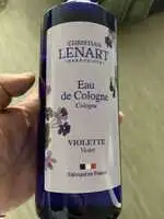 CHRISTIAN LÉNART - Violette - Eau de Cologne