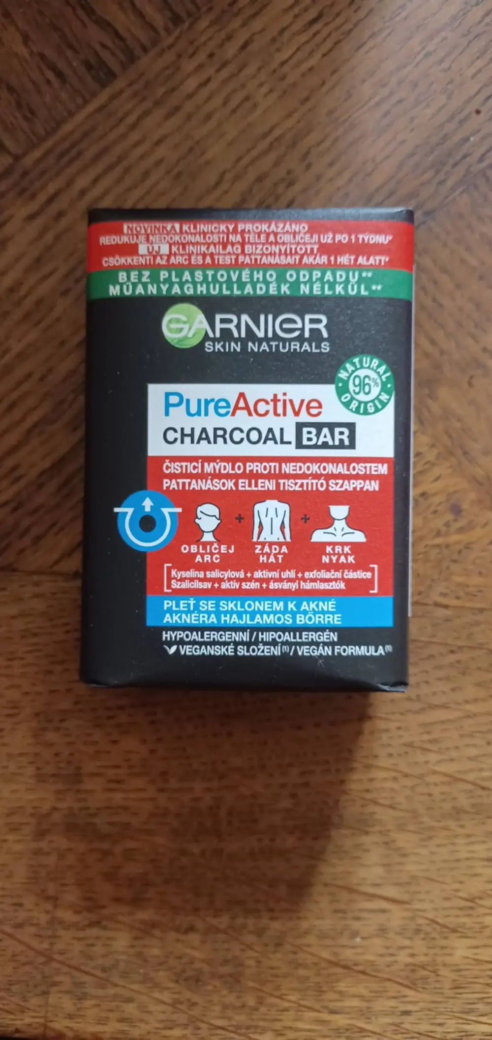 GARNIER SKIN NATURALS - Pure active - Charcoal bar