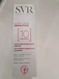 SVR - Hydra-crème sensifine  - Trattamento idratante lenitivo 