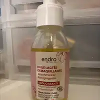ENDRO - Huile lactée démaquillante visage, yeux & lèvres