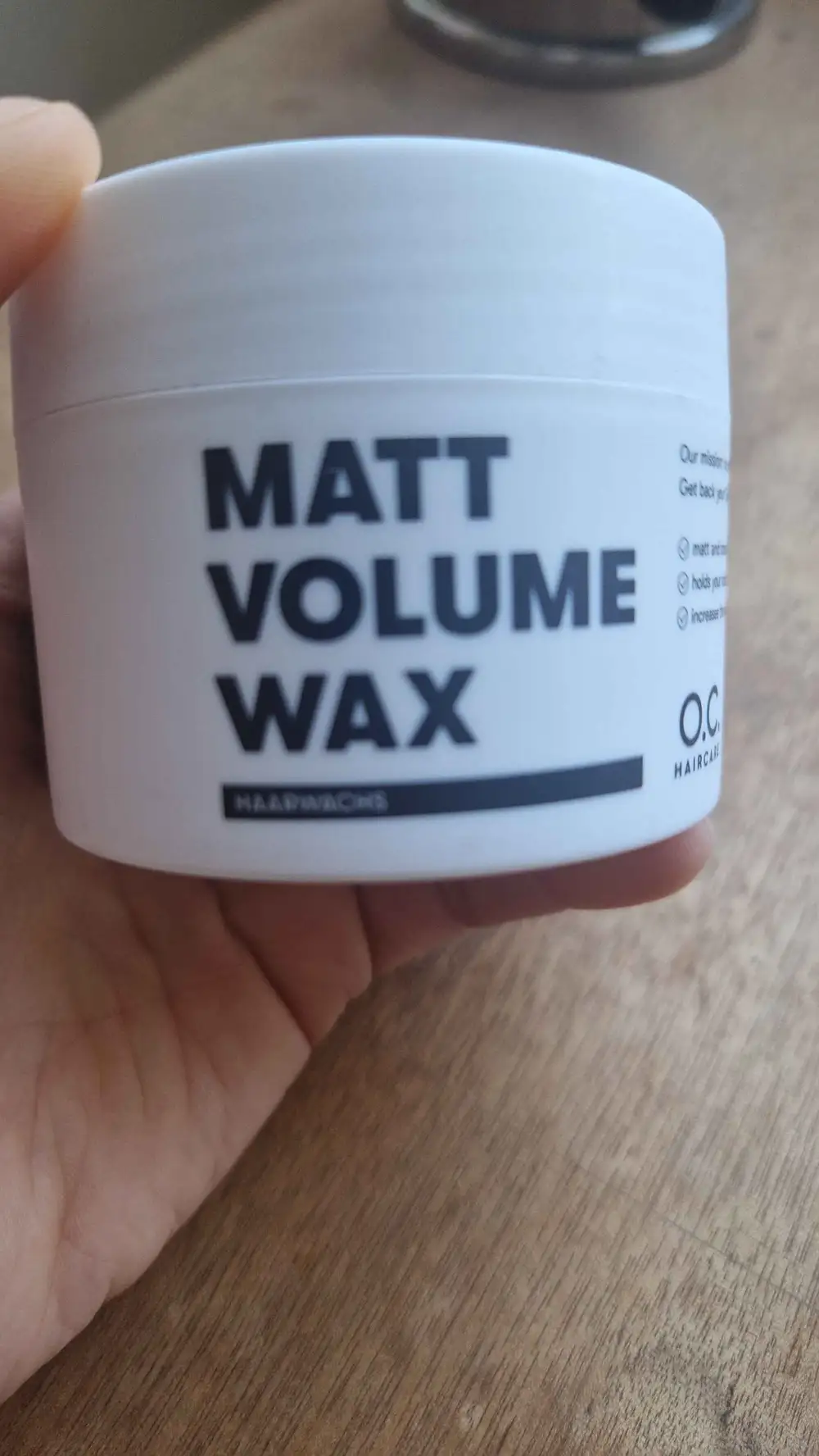 O.C. HAIRCARE - Matt volume wax
