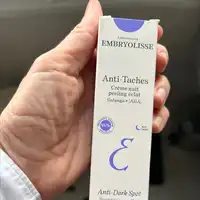 EMBRYOLISSE - Anti-tâches - Creme nuit peeling éclat