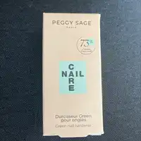 PEGGY SAGE - Nail care - Durcisseur green pour ongles