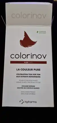 COLORINOV - Coloration ton sur ton aux extraits botaniques 4.35 café