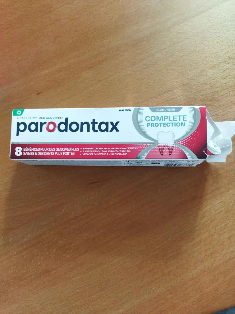 PARODONTAX - Dentifrice blancheur complete protection