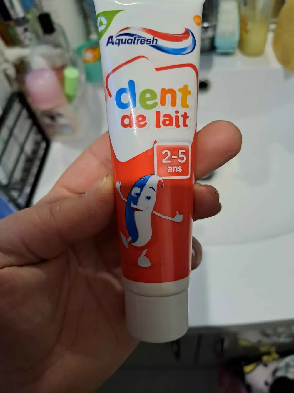 AQUAFRESH - Dent de lait 2-5 ans - Dentifrice au fluor