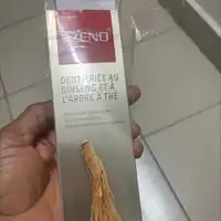 EZENO - Dentifrice au ginseng et à l'arbre à thé