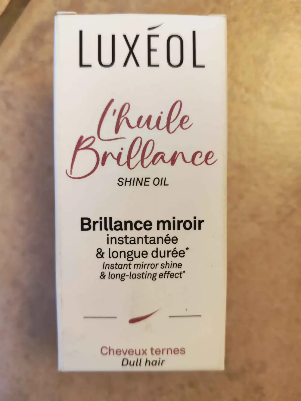 LUXÉOL - L'huile brillance - Brillance miroir