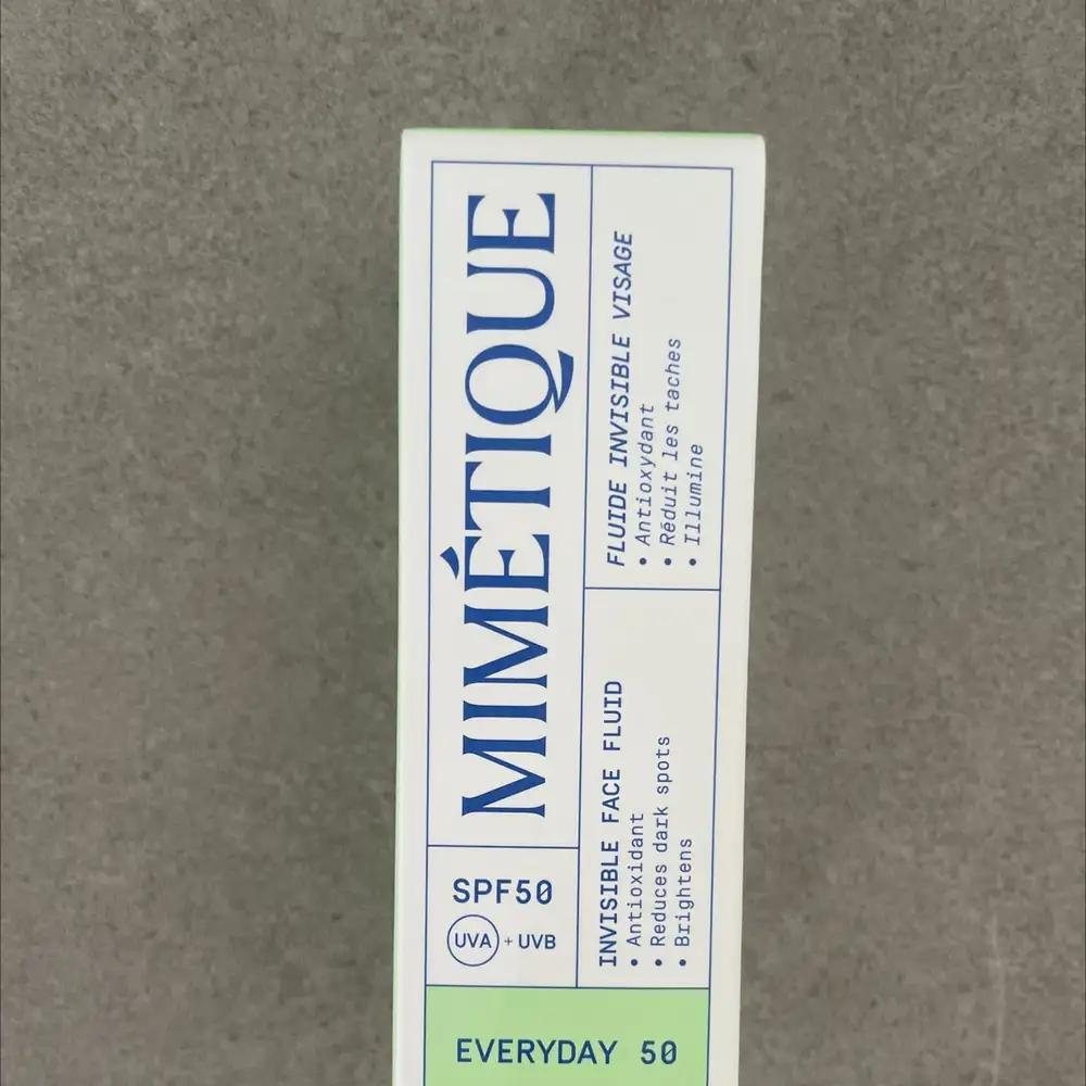 MIMÉTIQUE - Everyday 50 - Fluide invisible visage SPF 50