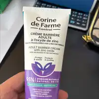 CORINE DE FARME - Crème barrière adulte à l’oxyde de zinc