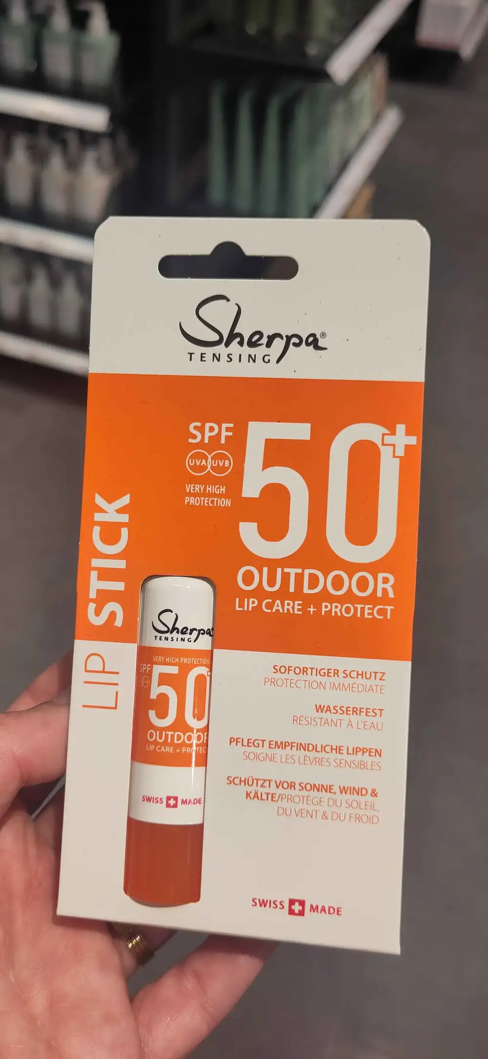 SHERPA TENSING - Lip stick outdoor SPF50+