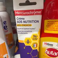 MERCUROCHROME - Crème sos nutrition miel d'acacia