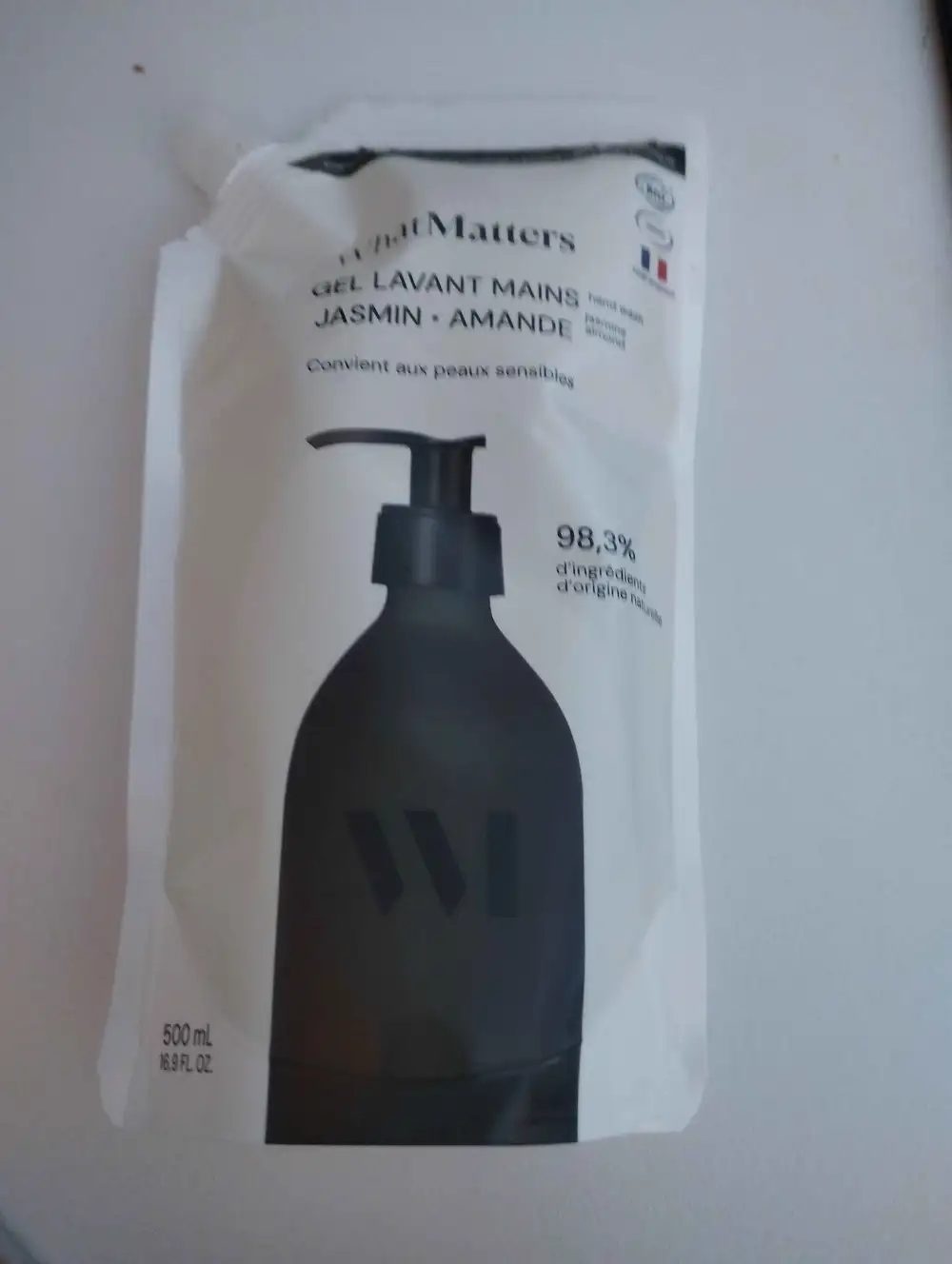 WHAT MATTERS - Gel lavant mains jasmin et amande
