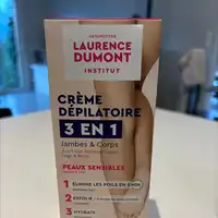 LAURENCE DUMONT - Crème dépilatoire 3 en 1 jambes & corps