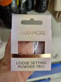 MAX & MORE - Loose setting powder trio