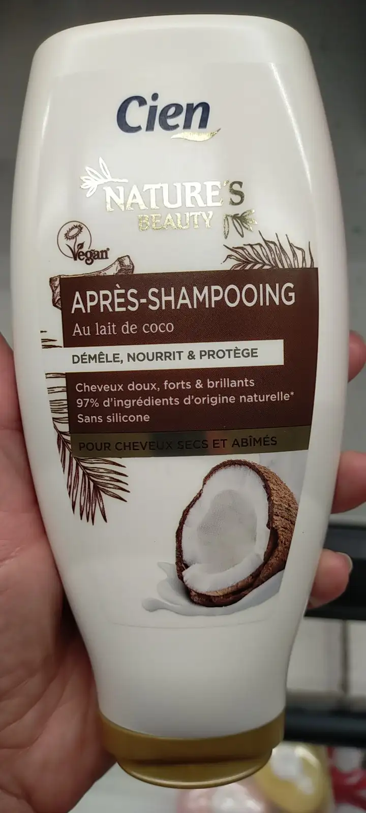 CIEN - Nature's beauty - Après-shampooing au lait de coco