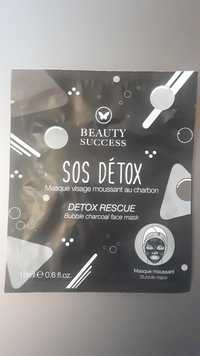 BEAUTY SUCCESS - SOS détox - Masque visage moussant au charbon