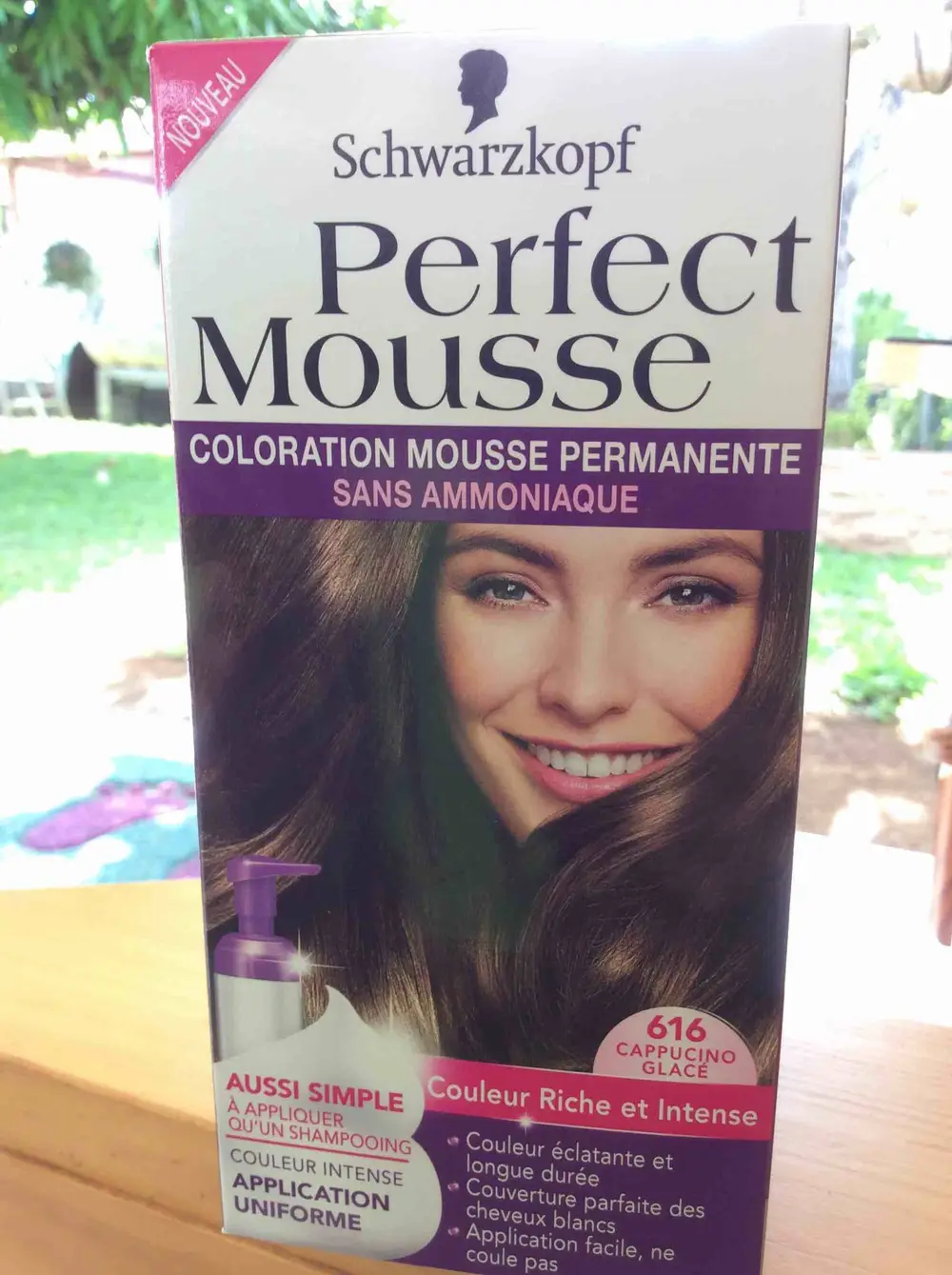 SCHWARZKOPF - Perfect Mousse - Coloration mousse permanente 616 Cappucino glacé