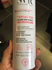 SVR - Topialyse - Baume en spray anti-recidive