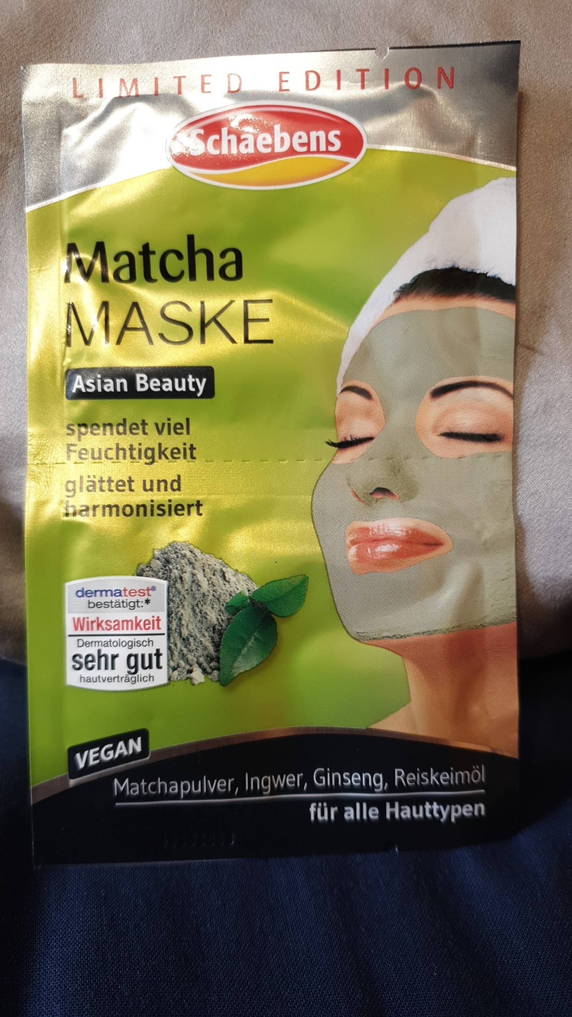 SCHAEBENS - Matcha maske