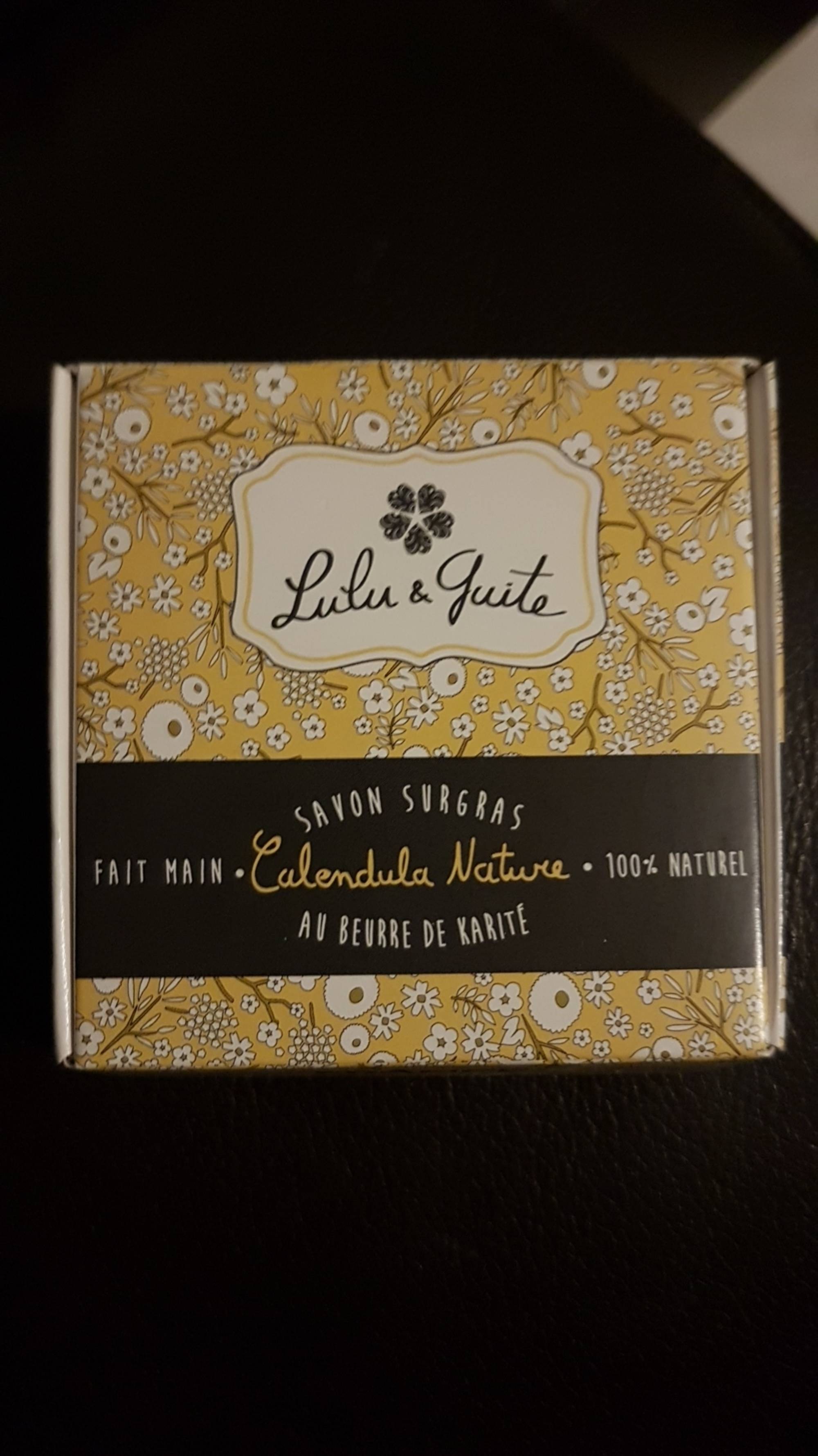 LULU & GUITE - Calendula nature - Savon surgras au beurre de karité