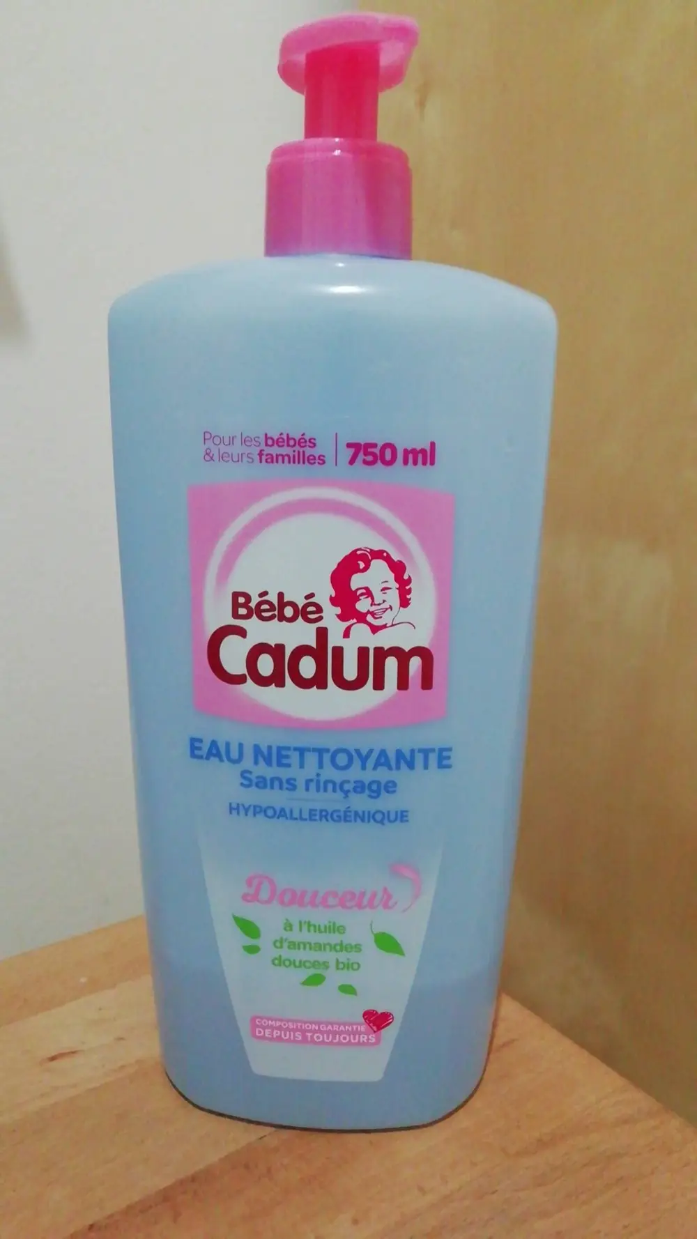 BÉBÉ CADUM - Eau nettoyante douceur sans rinçage