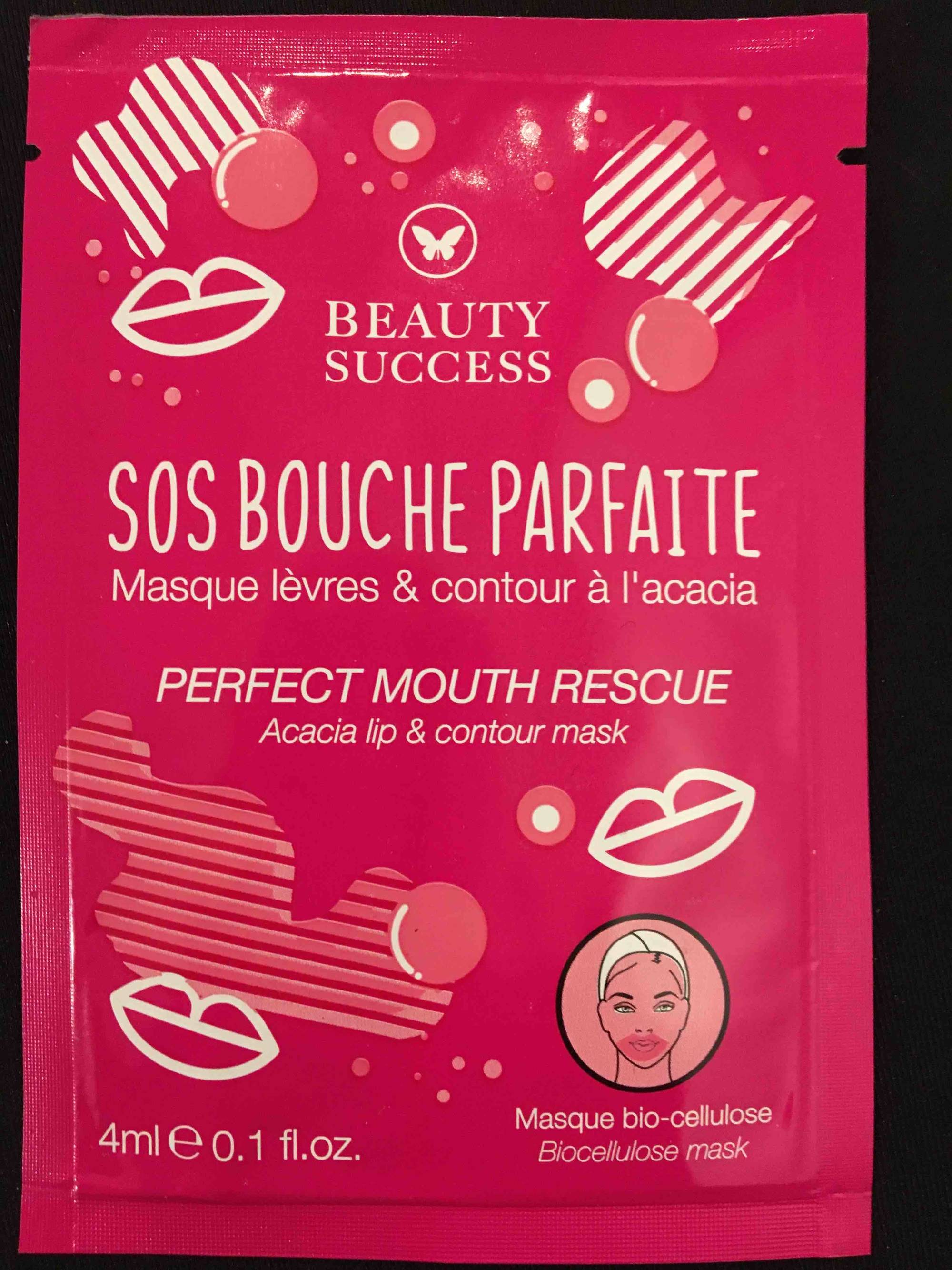 BEAUTY SUCCESS - SOS Bouche parfaite - Masque lèvres & Contour à l'acacia