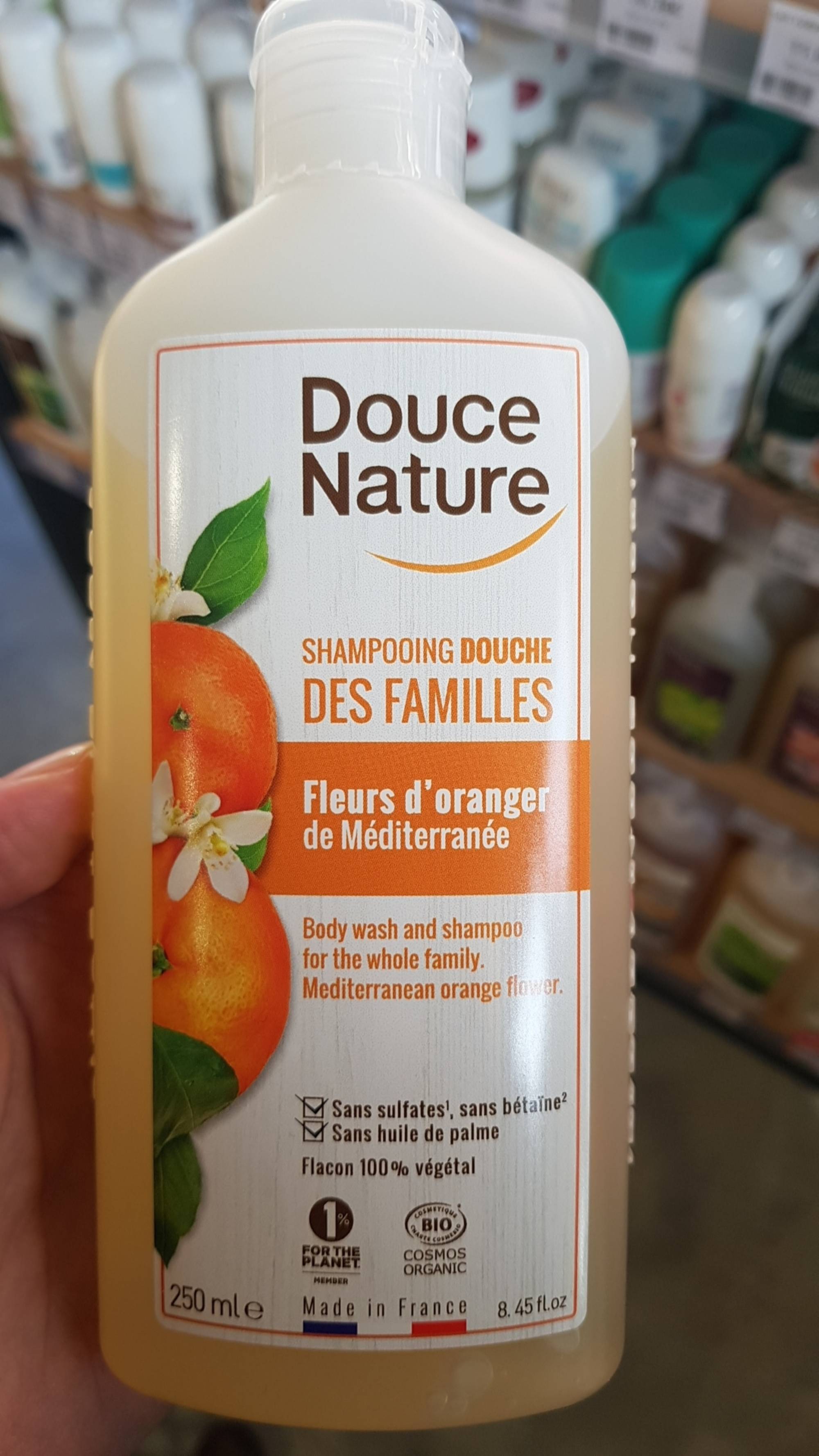 DOUCE NATURE - Fleurs d'oranger de méditerranée - Shampooing douche