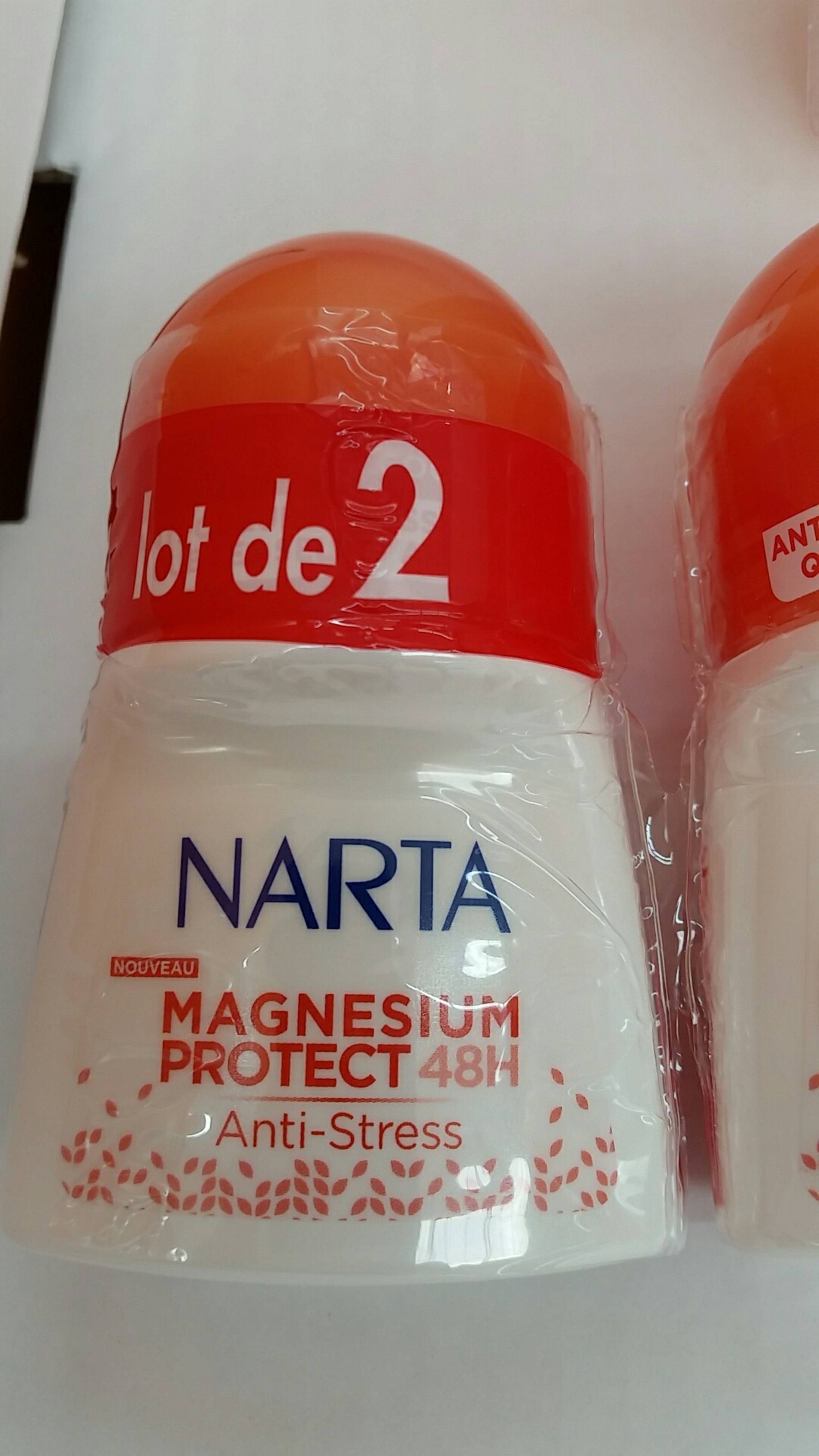 NARTA - Magnesium protect - Déodorant anti-stress 48h