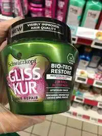 SCHWARZKOPF - Gliss kur Bio-tech restore - 2 in 1 Rich butter mask