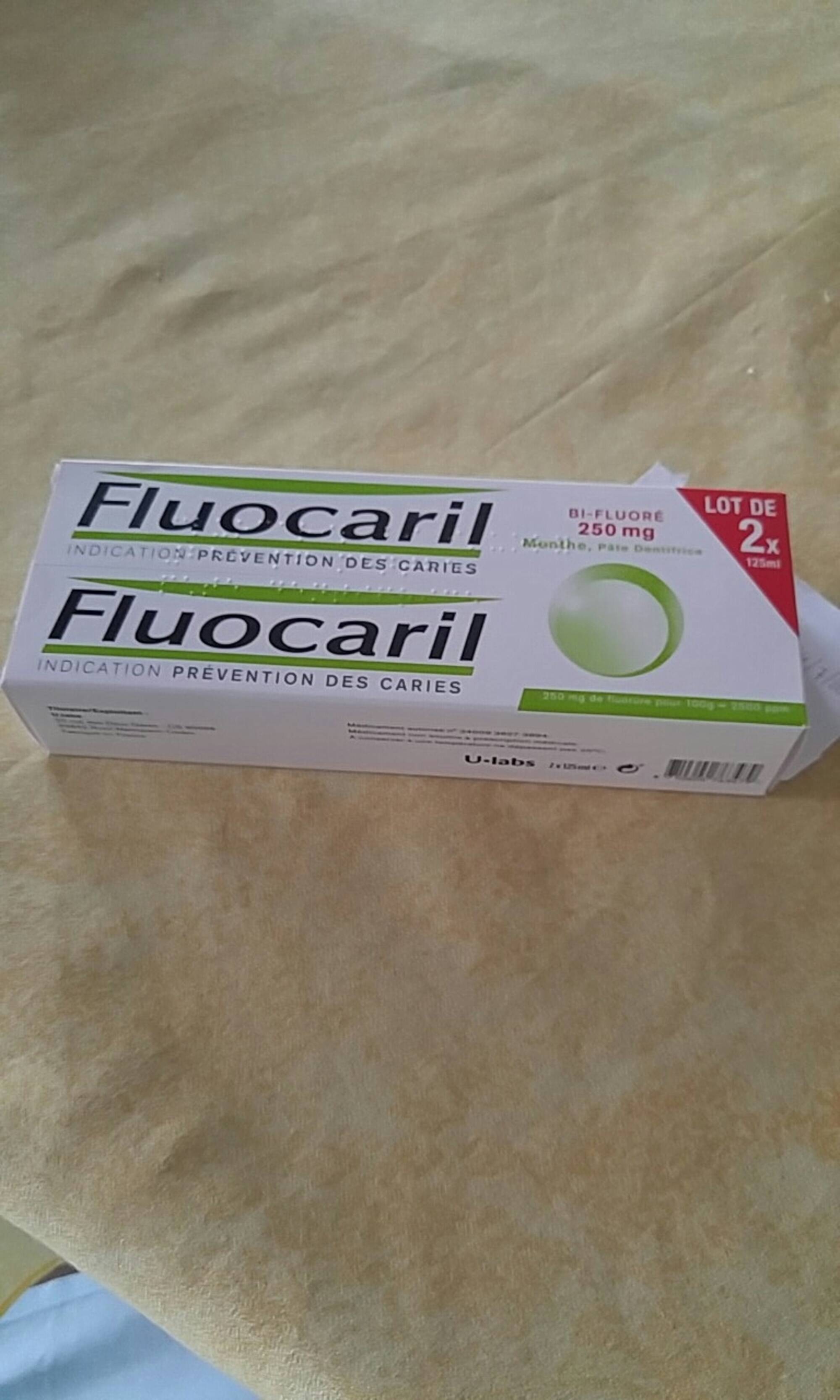 FLUOCARIL - Pâte dentifrice bi-fluoré menthe 