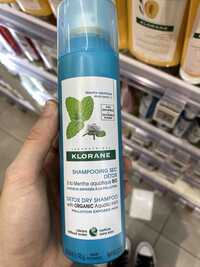 KLORANE - Shampooing sec détox à la menthe aquatique