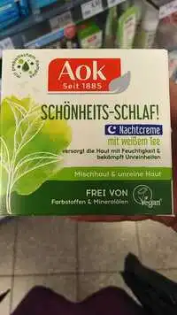 AOK - Schönheits-schlaf - Nachtcreme mit weißem tee