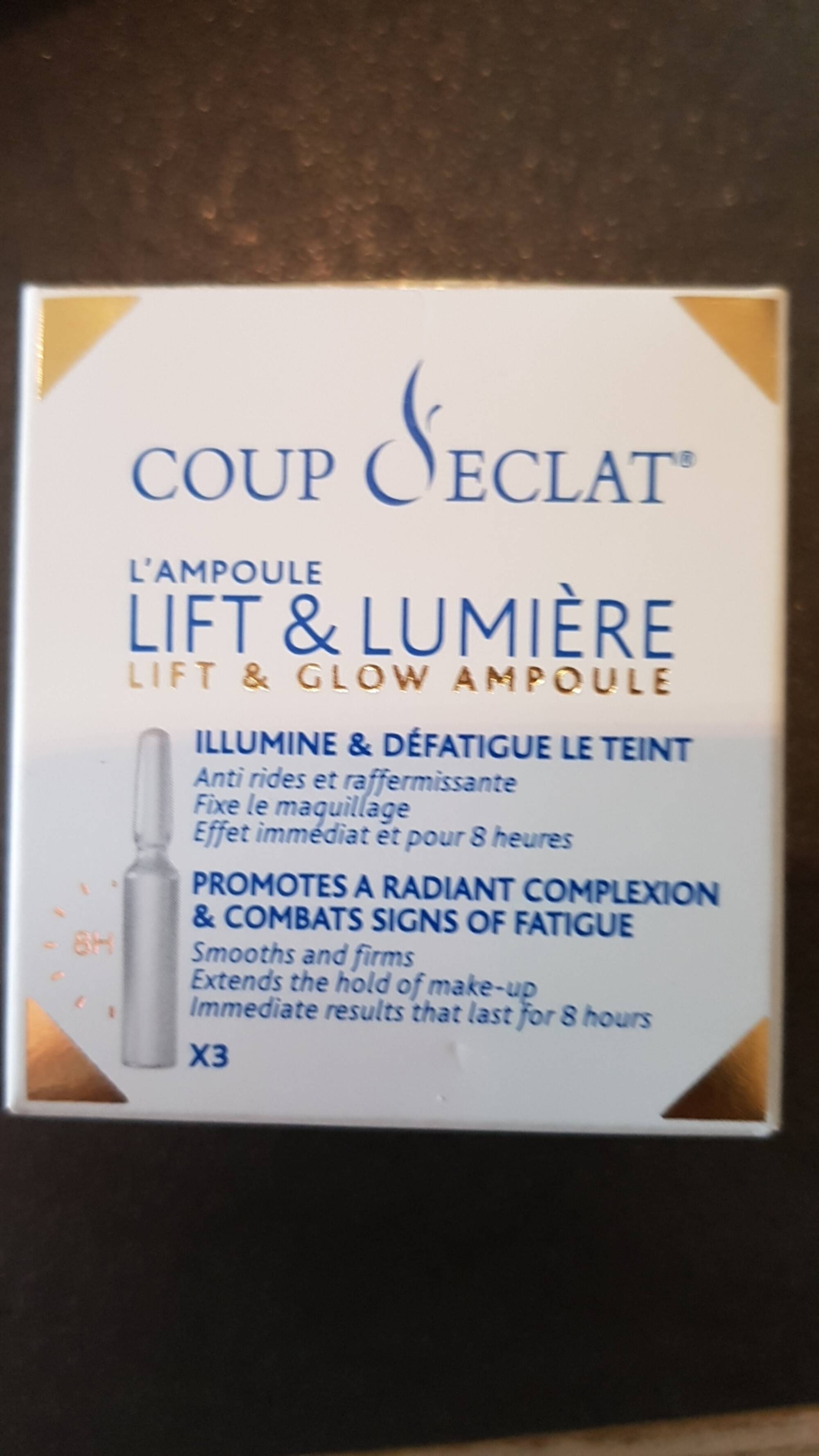 Ampoule Lift & Lumière Coup d'Eclat