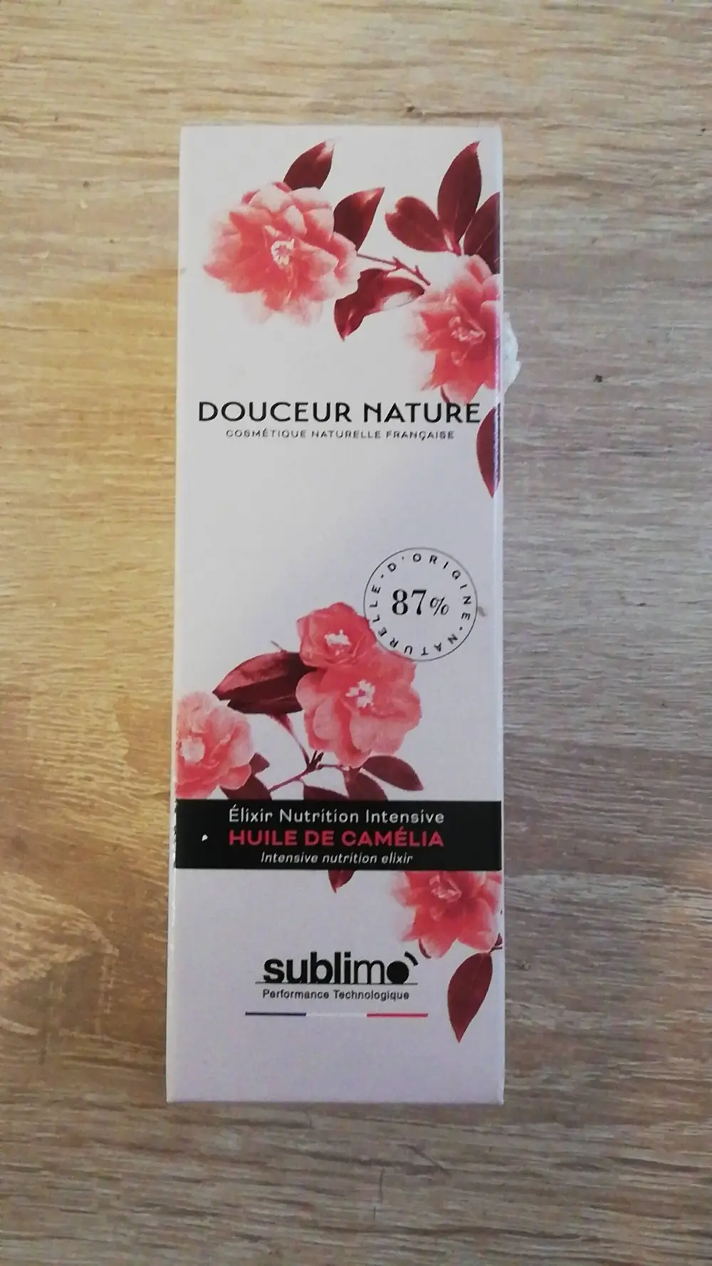 SUBLIMO - Douceur nature - Huile de camélia