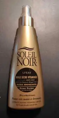 SOLEIL NOIR - Spray huile sèche vitaminée ultra bronzante