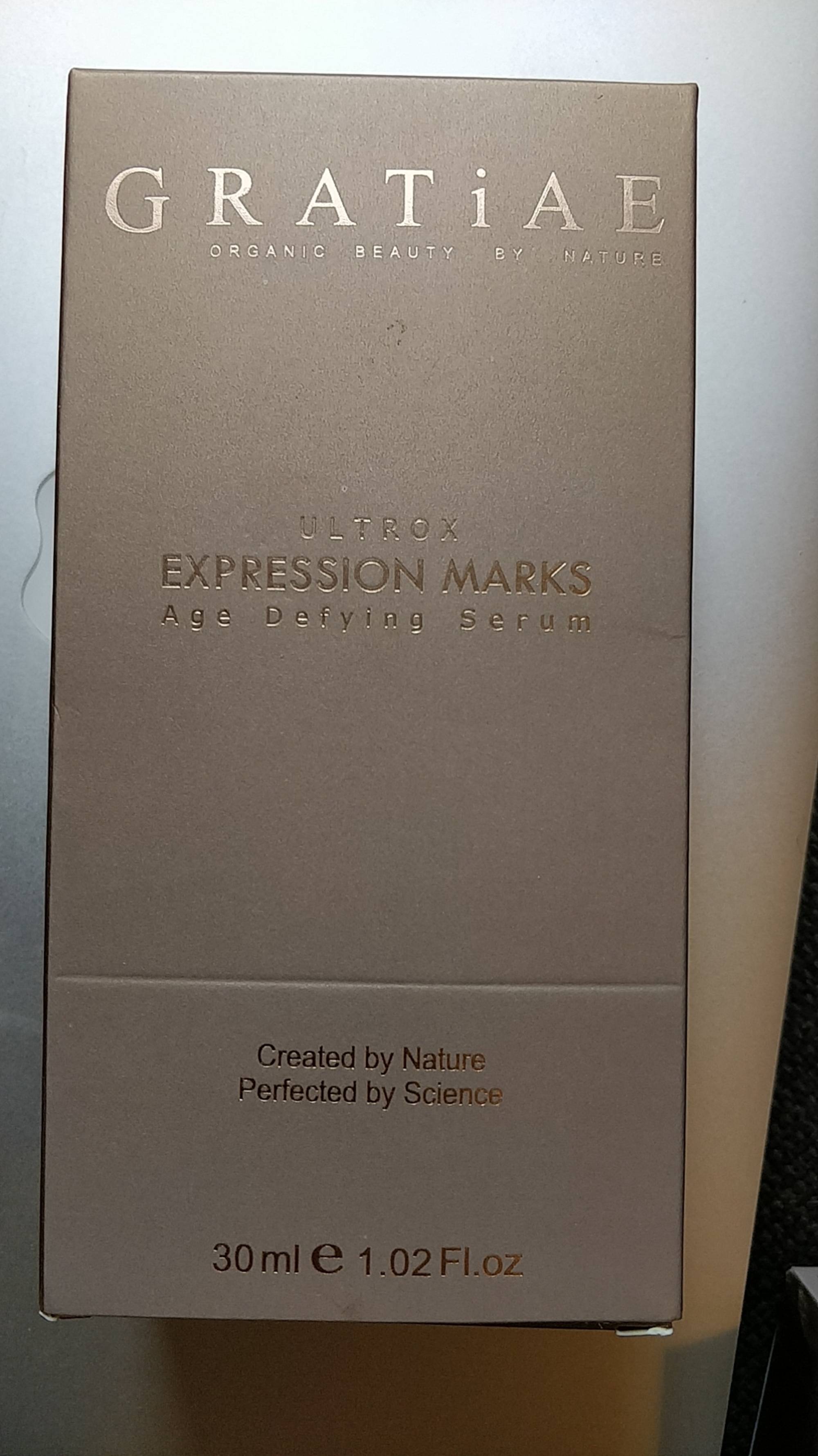 GRATIAE - Ultrox Expression Marks - Age Defying serum