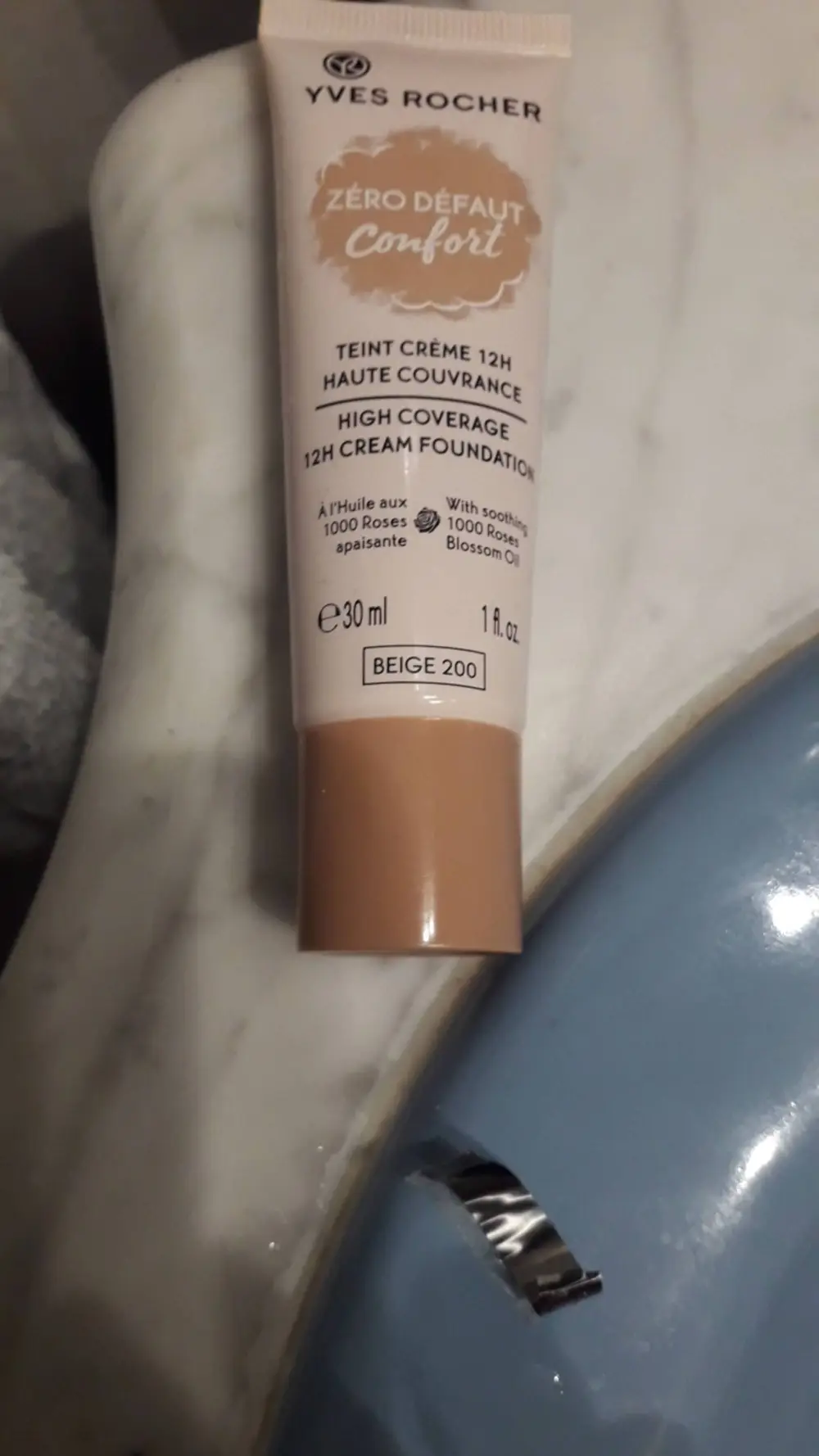 YVES ROCHER - Zéro défaut confort - Teint crème 12h beige 200