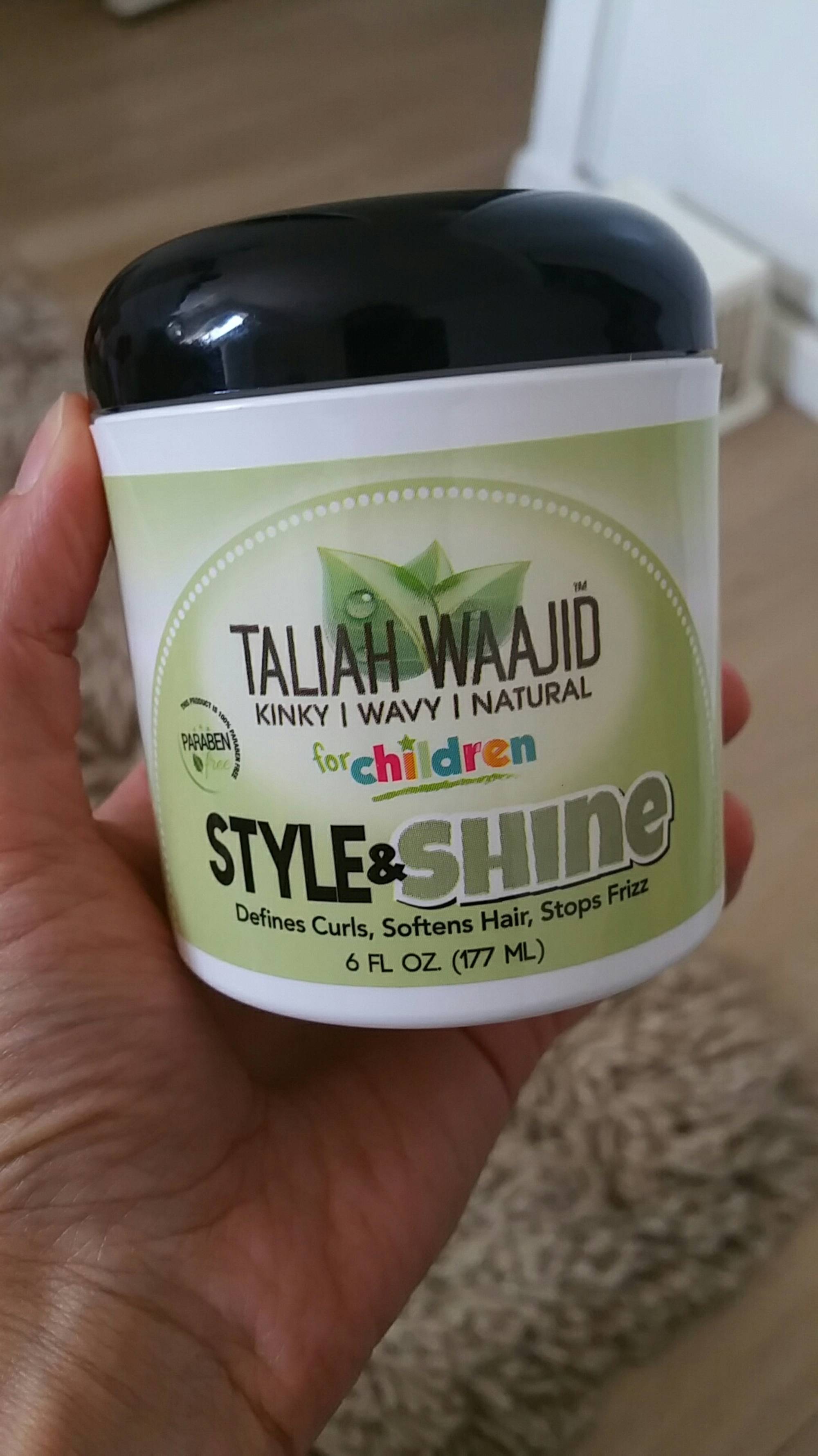 TALIAH WAAJID - Style & Shine - Defines curl for children