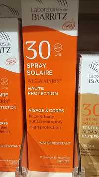 LABORATOIRE DE BIARRITZ - ALGA MARIS - Spray solaire bio SPF 30