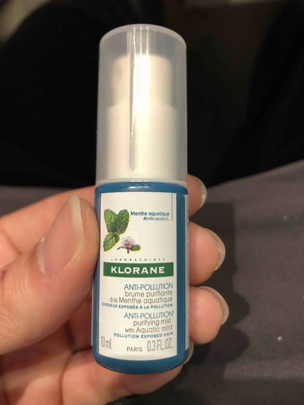 KLORANE - Anti pollution - Brume purifiante à la menthe aquatique