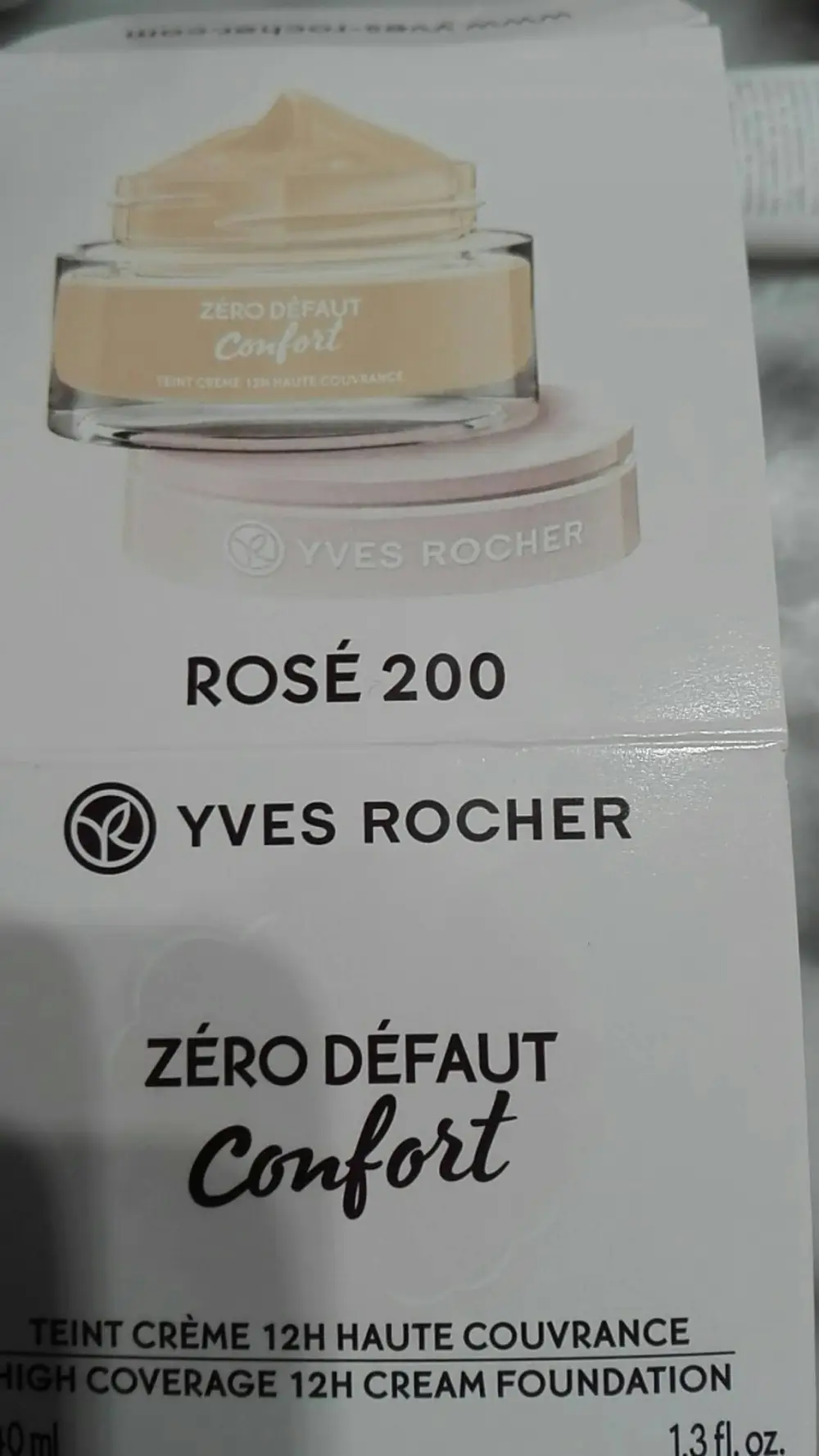 YVES ROCHER - Zéro défaut confort - Teint crème 12h haute couvrance