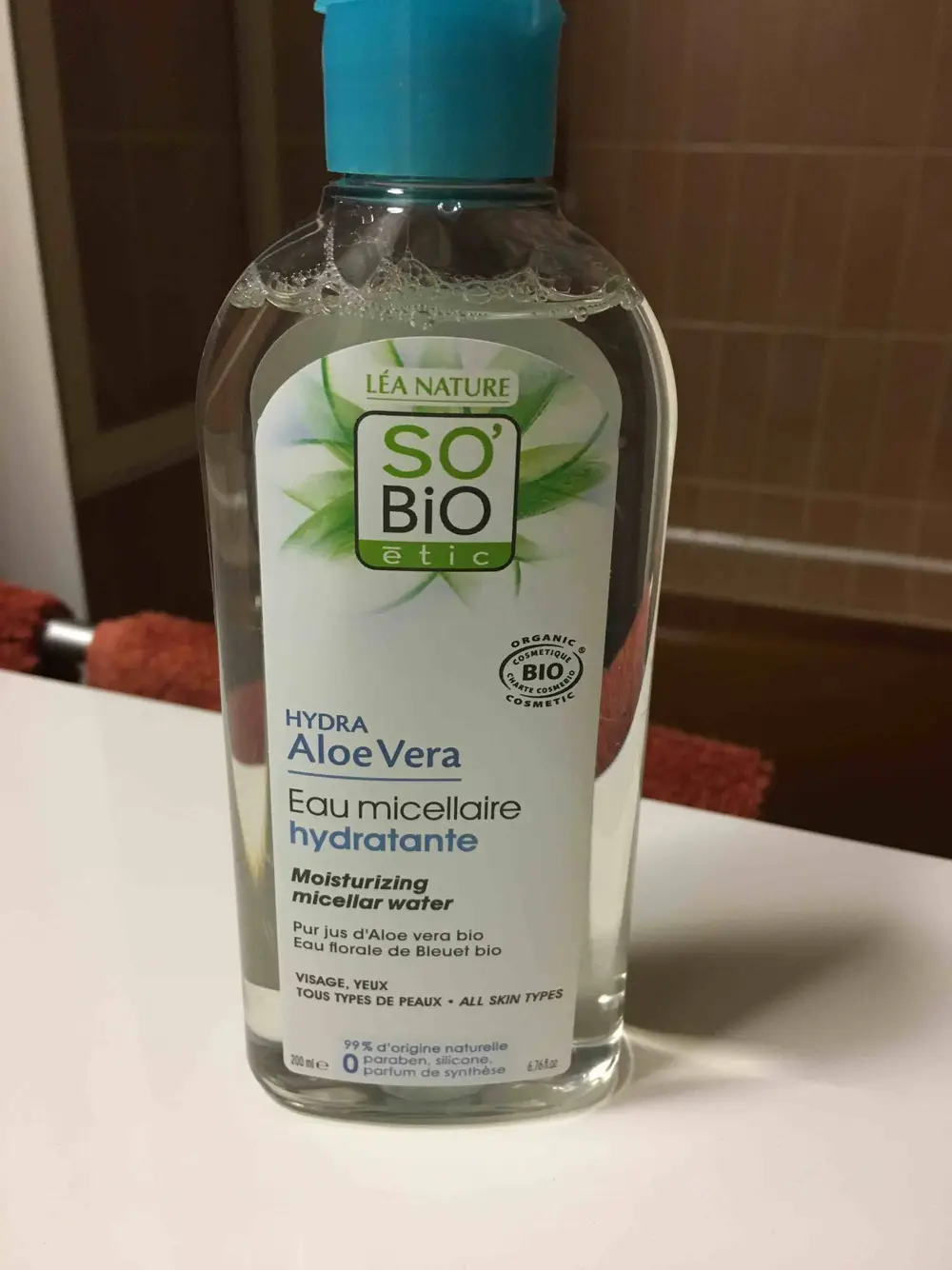 SO'BIO ÉTIC - Hydra aloe vera - Eau micellaire hydratante