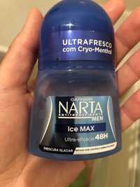NARTA - Men ice max - Antitranspirante 48h