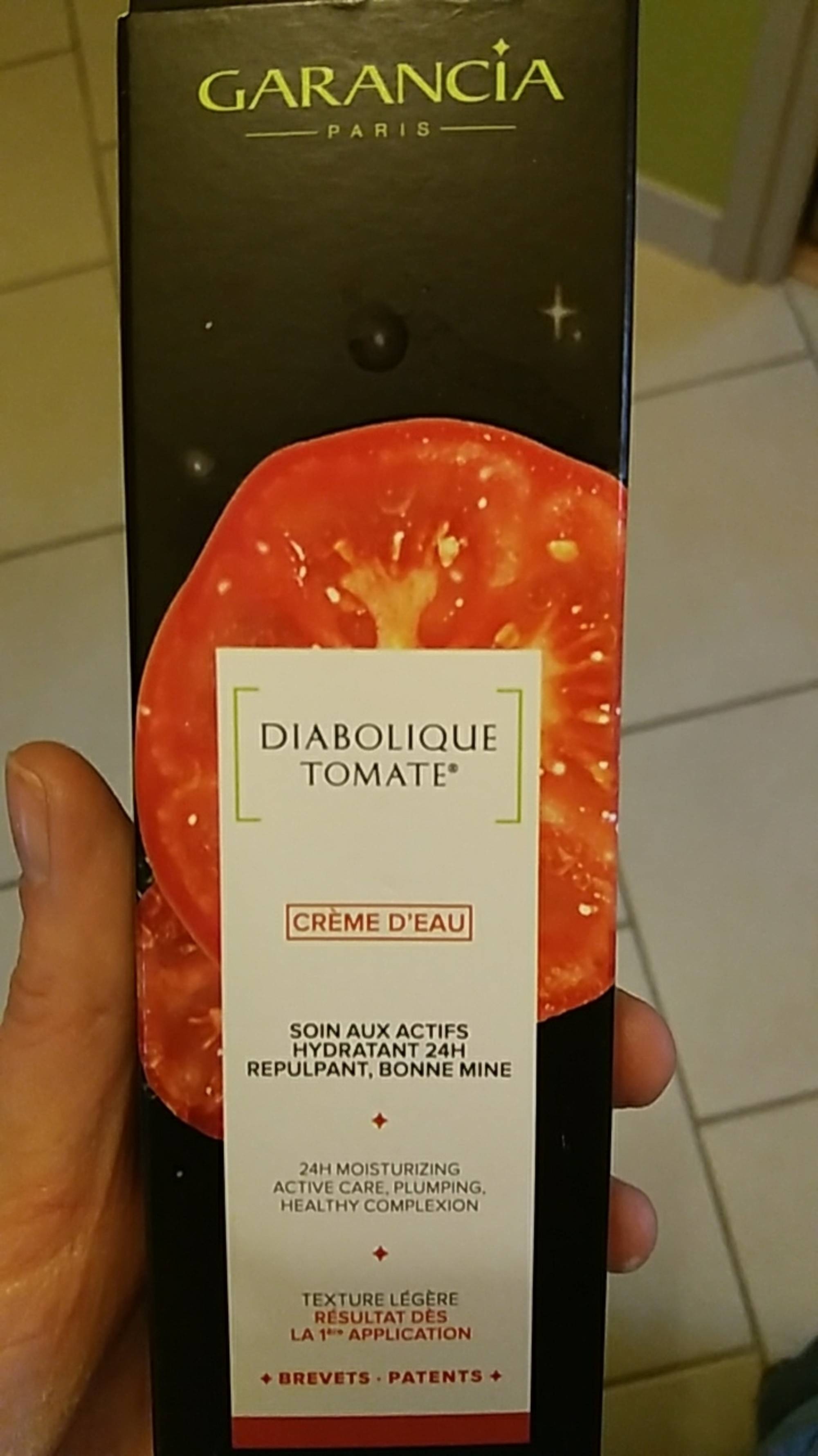 GARANCIA - Diabolique Tomate - Crème d'eau