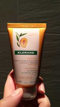 KLORANE - Nutrition - Baume après-shampooing au beurre de mangue