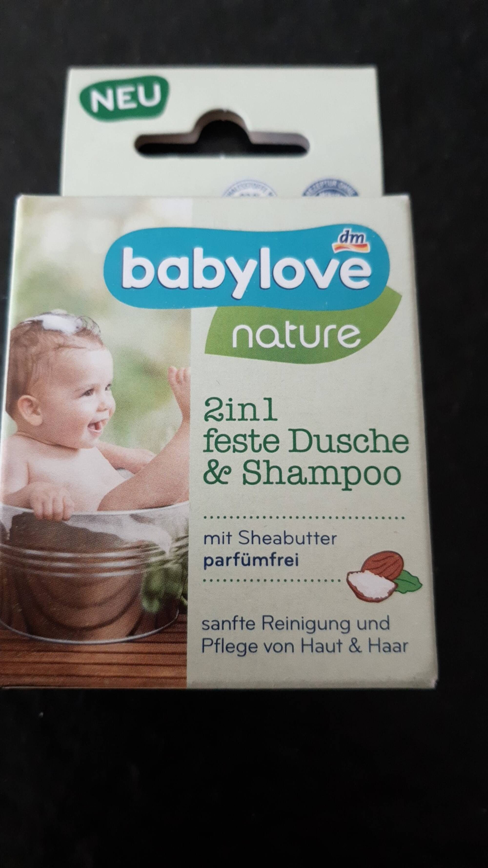 BABYLOVE - Nature - 2 in 1 feste dusche & shampoo