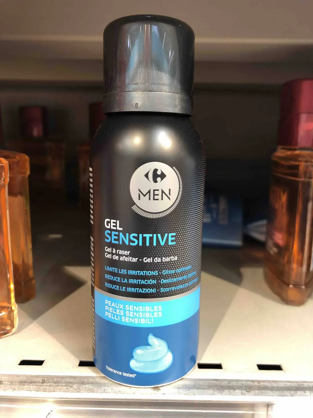 CARREFOUR - Men - Gel à raser sensitive